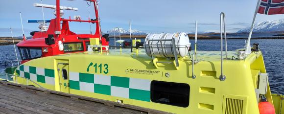 Eyr Ytterholmen ved kai Sk�lv�r. Det ble to turer i l�pet av p�skeferien.