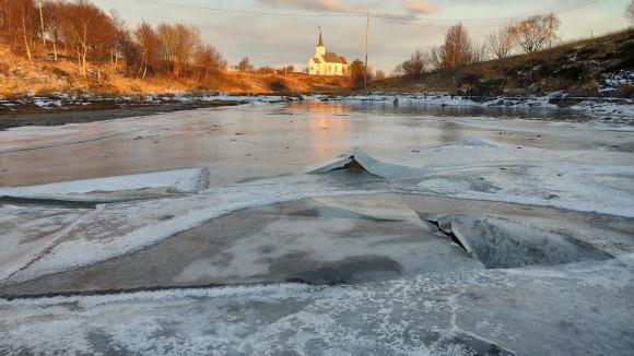 Frost i Tennesvalen 30. nov 2023.