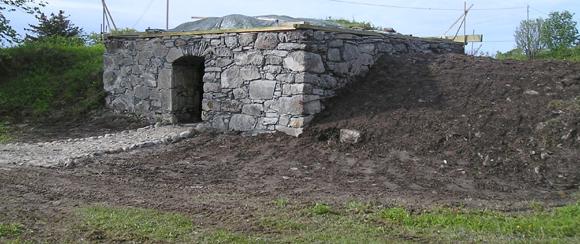 Opprydding og planering ble gjort mandag 30. mai.