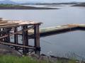 Flytebryggene sett fra s�rvest.