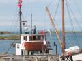 MK "Faxsen" ved kai i Sk�lv�r 24. juli 2016.
