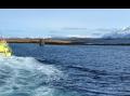 Eyr Ytterholmen forlater Sk�lv�r med kurs for Sandnessj�en.