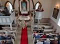 70 personer i kirken 24. juli.