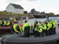RIBer fra Sel�y Kystferie, med ansatte i Mathisen Drift AS.