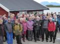 Turistforeningens seniorgruppe samlet f�r avgang fra Sk�lv�r.
