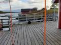 Fugleskremsel p� hurtigb�tkaien.