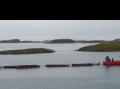 T�mmer slepes fra oppsamlingsplass i Sk�lv�r.
