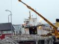 Br�nn�ypel i arbeid ved Sk�lv�r kai.