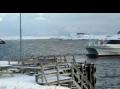 Hurtigb�ten Ryp�y anl�per Sk�lv�r er februardag i 2017.